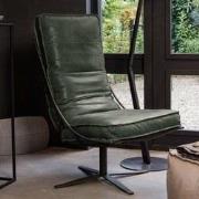 Shabbies Brutus fauteuil Africa Leder - Darkgreen