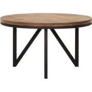 DTP Home Coffee table Odeon round medium,35xØ60 cm, recycled teakwood