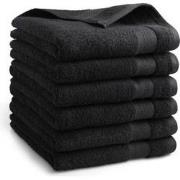 DoubleDry Handdoeken 50 x 100 cm – set van 6 – Hotelkwaliteit 500 g/m2...