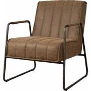 Tower living Santo coffeechair - fabric Miami 005 brown (uitlopend)