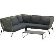 4 Seasons Outdoor Altoro loungeset 4-delig - Dali loungetafel