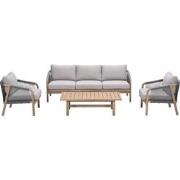 Garden Impressions Alora loungeset 4-delig - grey sand