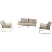 4 Seasons Outdoor Albano loungeset 3-delig - latte