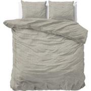 Sleeptime Flanel Dekbedovertrek Leo Grey-Lits-jumeaux (240 x 200/220 c...