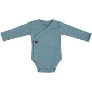 Baby's Only Rompertje lange mouw Melange - Stonegreen - 68 - 100% ecol...