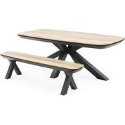 Sens-Line - Bradford Tuinbank - 182cm - Kunststof Bruin