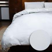 Emboss Dekbedovertrekset Crocodile - Wit - 240x220 + 2*60x70 cm