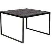 Furntastik Pisticci Bijzettafel, Black Stack, zwart