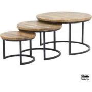 Benoa Coffee Table 2cm Top (Set of 3)