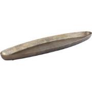 PTMD Yaren Gold Alu Oval Bowl With Border Large