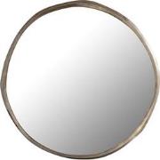 PTMD Limera Brass Alu Round Mirror Irregular Border L