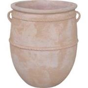 PTMD Smayan Natural Round Terracotta Jar Pot Rough Low