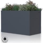 4gardenz® Plantenbak Verhoogde Bodem - Bloembak - 100x50x60 cm - Antra...