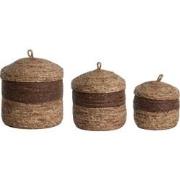 Mand Kenmare - Naturel - Ø34cm - Set van 3