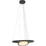 Steinhauer hanglamp Ringlux - zwart - metaal - 60 cm - ingebouwde LED-...