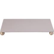 PTMD Plateau Uchizi - 49x29x4 cm - Aluminium - Creme