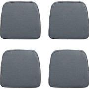 Madison -  Zitkussen Wicker Rib grey - Ca. 48x48 cm - Set van 4