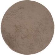 Vloerkleed Velluto Choco - Rond ø200 cm