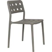 Housecraft Living Serra Tuinstoelen Kunststof Grijs - Set van 4