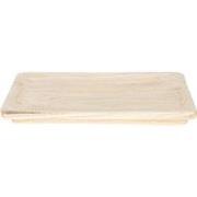 Clayre & Eef Decoratie Dienblad  41x28x4 cm Bruin Hout Rechthoek Serve...