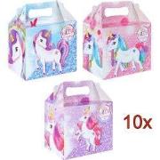 10 STUKS - LUXE UNICORN - Traktatie Doos - INCLUSIEF SPEELGOED - Trakt...