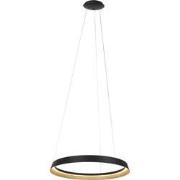 Steinhauer hanglamp Ringlux - zwart - metaal - 60 cm - ingebouwde LED-...