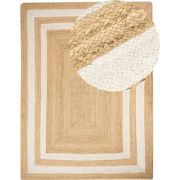 Beliani GEMEREK - Gevlochten-Beige-Jute