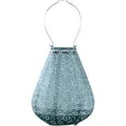 LUMIZ Solar Lampion Fiore Tulip - 20 cm - Grijs Blauw