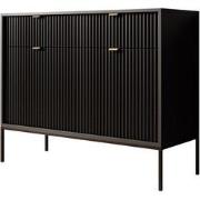 Meubella Dressoir Navil - Zwart - 104 cm