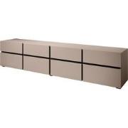 Meubella TV-Meubel Cainan - Beige - Zwart - 225 cm