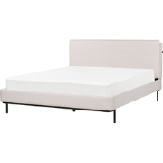 Beliani CORIO - Tweepersoonsbed-Beige-Polyester