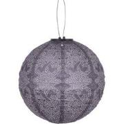 LUMIZ Solar Lampion Marrakesh Rond - 30 cm - Paars