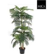 Mica Decorations Areca Palm Kunstplant - H220xØ115 cm - In Pot - Groen