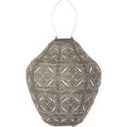 LUMIZ Solar Lampion Mandela Jar - 30 cm - Taupe