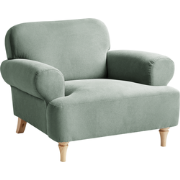 Beliani KIBERG - Fauteuil-Groen-Polyester