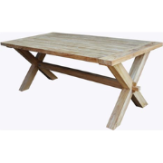 Tuintafel Cross Teak 240x100