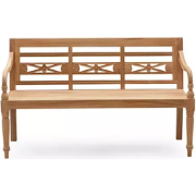 Teak Stationsbank 150 cm