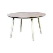 Sashimi dining table dia. 130 cm aluminium salix/vulcano