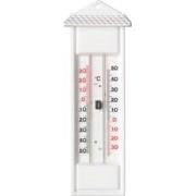 Muurthermometer min-max kunststof