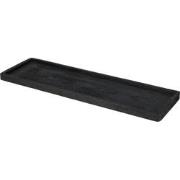 Tray Acacia Wood Zwart 45 cm