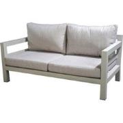 Midori sofa 2 seater aluminium salix/flax beige AW