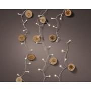 LED string l120 cm-20l naturel hout a3 kerstverlichting