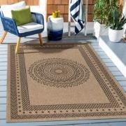 Natur Vloerkleed Kumar Buitenkleed Sisal Laagpolig Indoor en Outdoor B...