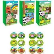 Decopatent® 12 STUKS Traktatie Uitdeel papieren zakjes - Inclusief Sti...