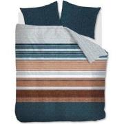 Beddinghouse Dekbedovertrek Lex Blauw-1-persoons (140 x 200/220 cm)