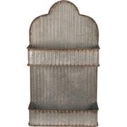Clayre & Eef Wandrek  70 cm Grijs Metaal Keukenrek