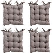 Madison -  Zitkussen Toscane Basic taupe - Ca. 46x46 cm - Set van 4