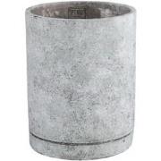 PTMD Bloempot Vik - 20x20x25 cm - Cement - Grijs