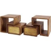 AnLi Style Nachtkastje Set/2 brass