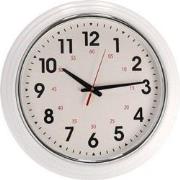 Gerimport Wandklok 50 x 9 Cm Kunststof Wit